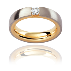 Melbourne wedding ring in 18k white gold 