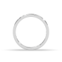 2.00CT Men's Diamond Wedding Band 2-Row Double Channel Share Claw Setting Ring-Platinum