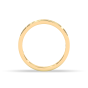 2.00CT Men's Diamond Wedding Band 2-Row Double Channel Share Claw Setting Ring-18K Yellow