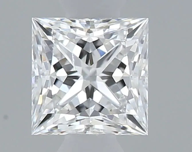 0.30ct Princess Natural Diamond (Colour E, Clarity SI1, GIA Certified)