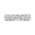 2.00CT Oval Cut 7 Stone Diamond Eternity Ring Share Prong Setting - 18K Yellow - DG & Co. Jewellery