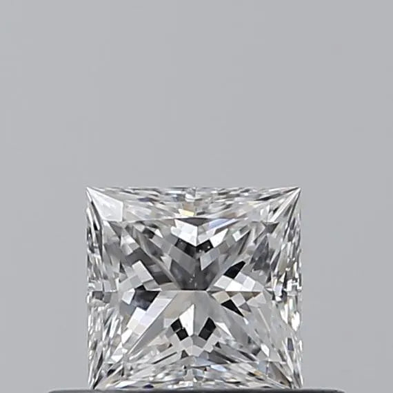 0.40ct Princess Natural Diamond (Colour D, Clarity SI1, GIA Certified)