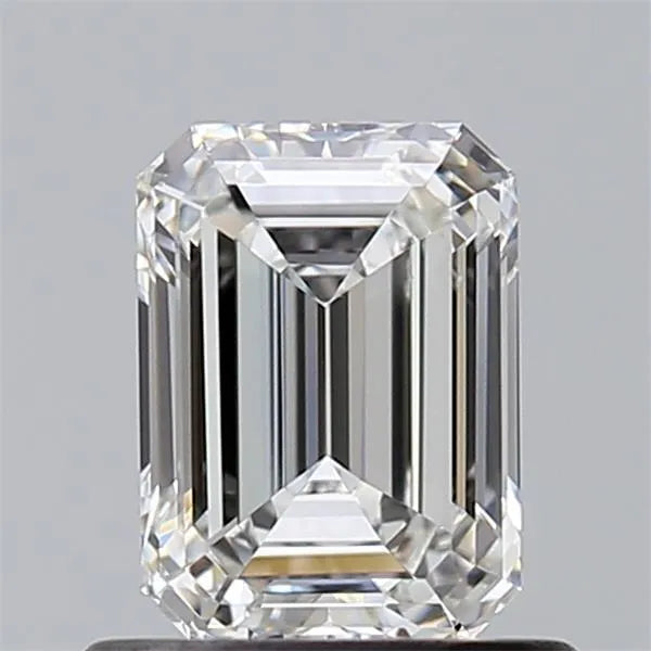 0.70ct Emerald Natural Diamond (Colour F, Clarity SI1, GIA Certified)