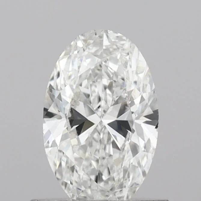 0.80ct Oval Natural Diamond (Colour D, Clarity SI1, GIA Certified)
