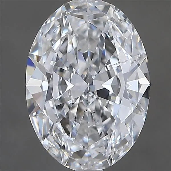 0.90ct Oval Natural Diamond (Colour D, Clarity SI1, GIA Certified)