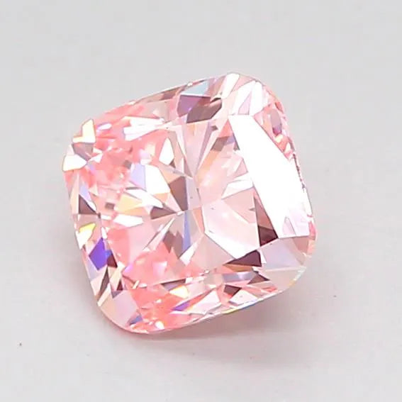 1.00ct Cushion modified Lab Grown Diamond (Colour Fancy Intense Pink, Clarity VS1, IGI Certified)