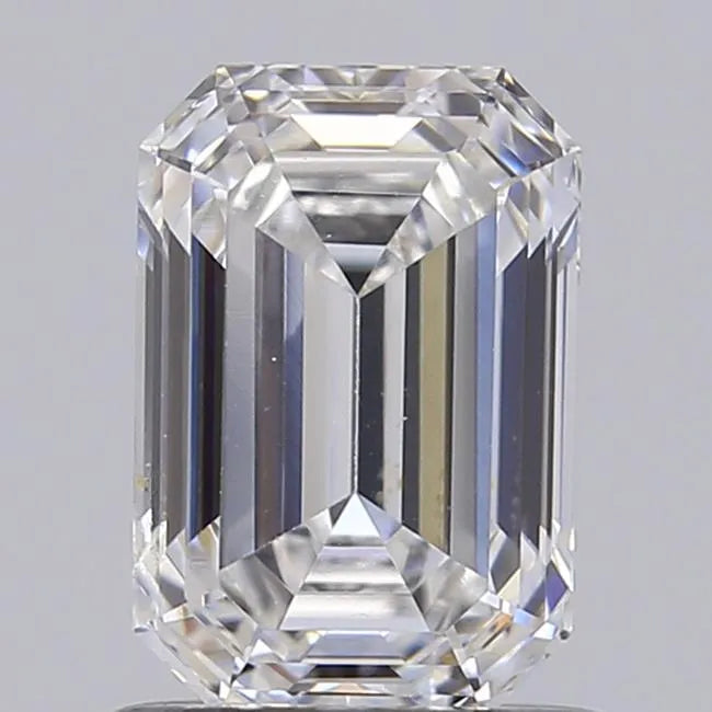 1.07ct Emerald Lab Grown Diamond (Colour D, Clarity VVS2, IGI Certified)