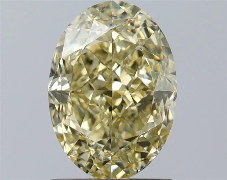 1.50ct Oval Natural Diamond (Colour Fancy Brownish Yellow, Clarity VS2, GIA Certified)