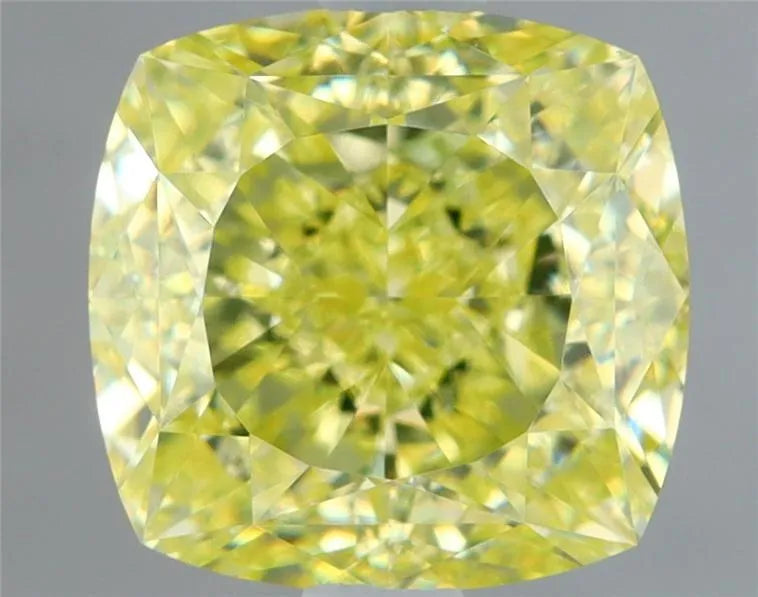 1.57ct Cushion brilliant Natural Diamond (Colour Fancy Yellow, Clarity VS1, GIA Certified)