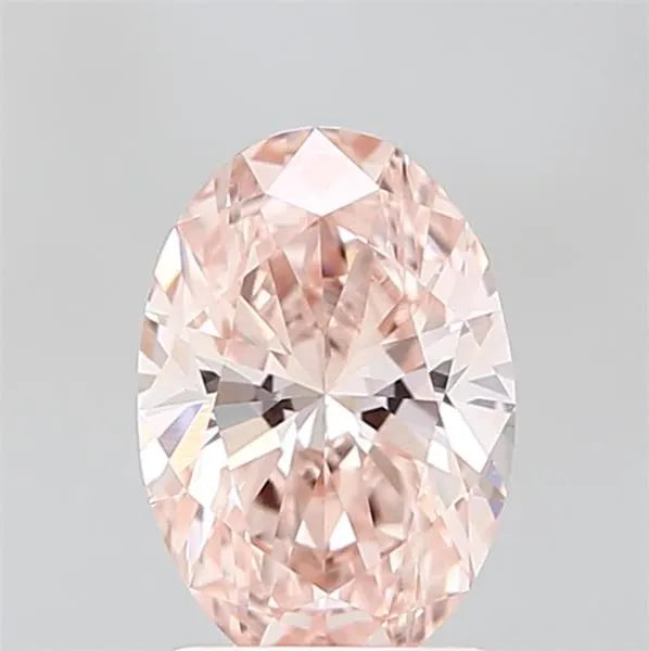 1.58ct Oval Lab Grown Diamond (Colour Fancy Intense Brownish Pink, Clarity VS1, IGI Certified)