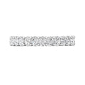 1.00CT Platinum Oval Shape Diamond Ring Share Prong Setting In 18K White Gold - DG & Co. Jewellery