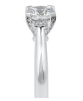 1.00CT Solitaire Diamond Engagement Ring Round Brilliant Cut In 18K White Gold - DG & Co. Jewellery