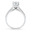 High Setting Diamond Engagement Ring with Pave Setting Side Stones - DG & Co. Jewellery