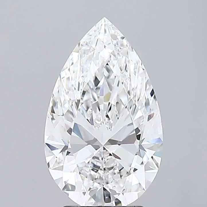 2.06ct Pear Lab Grown Diamond (Colour E, Clarity VVS1, IGI Certified)