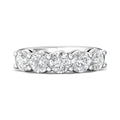 2.50CT FIVE Stone Share Prong setting Diamond Anniversary Wedding Ring In 18K White Gold - DG & Co. Jewellery