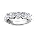 2.50CT FIVE Stone Share Prong setting Diamond Anniversary Wedding Ring In 18K White Gold - DG & Co. Jewellery
