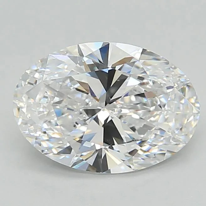 2.54ct Oval Lab Grown Diamond (Colour D, Clarity VVS1, IGI Certified)