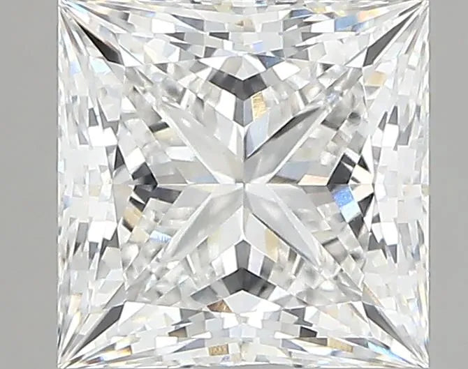 2.58ct Princess Lab Grown Diamond (Colour E, Clarity VVS2, Cut EX, GIA Certified)