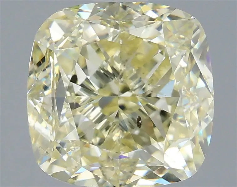 3.00ct Cushion modified Natural Diamond (Colour Yellow, Clarity SI1, Cut GD, IGI Certified)