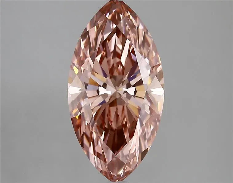 3.00ct Marquise Lab Grown Diamond (Colour Fancy Vivid Pink, Clarity VVS2, IGI Certified)