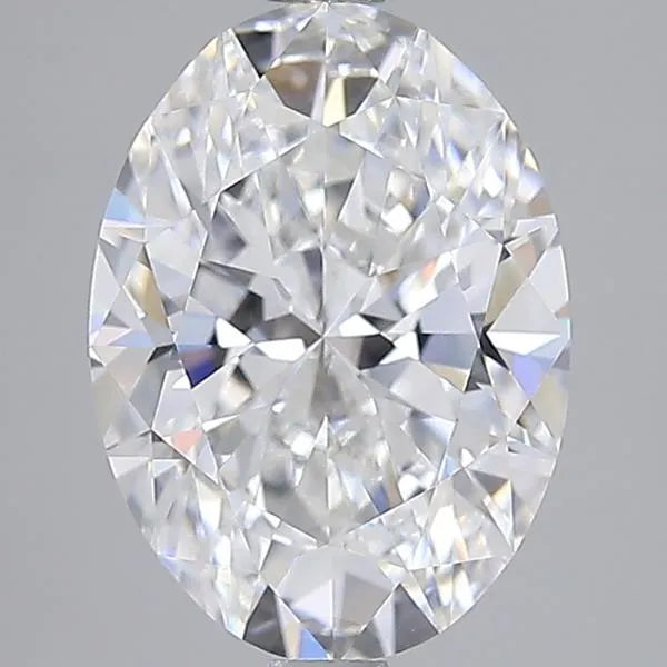 3.00ct Oval Lab Grown Diamond (Colour E, Clarity VVS2, IGI Certified)