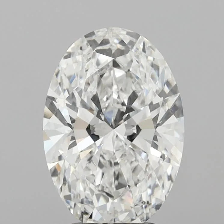 3.08ct Oval Lab Grown Diamond (Colour E, Clarity VVS2, IGI Certified)