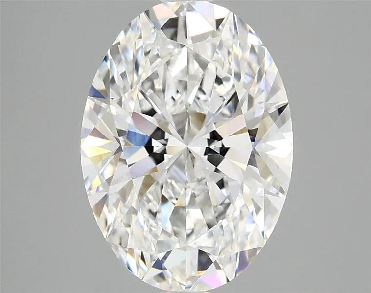 3.10ct Oval Lab Grown Diamond (Colour D, Clarity VVS2, IGI Certified)
