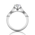 Vintage Style 4 Claw Milgrain Marquise Shape Diamond Engagement Ring -Platinum - DG & Co. Jewellery