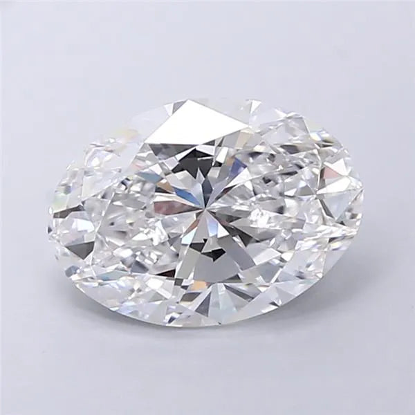 4.00ct Oval Lab Grown Diamond (Colour D, Clarity VVS1, GIA Certified)