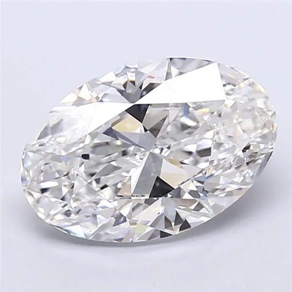 4.00ct Oval Lab Grown Diamond (Colour E, Clarity VS1, IGI Certified)