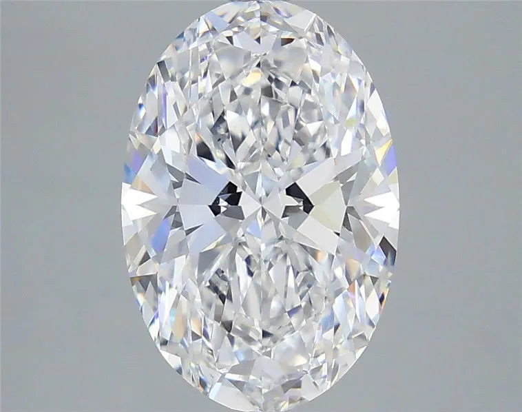4.10ct Oval Lab Grown Diamond (Colour D, Clarity VVS1, IGI Certified)