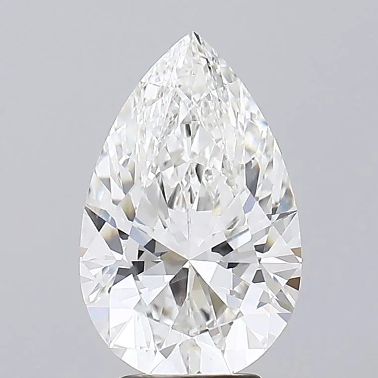 4.40ct Pear Lab Grown Diamond (Colour F, Clarity VVS2, IGI Certified)