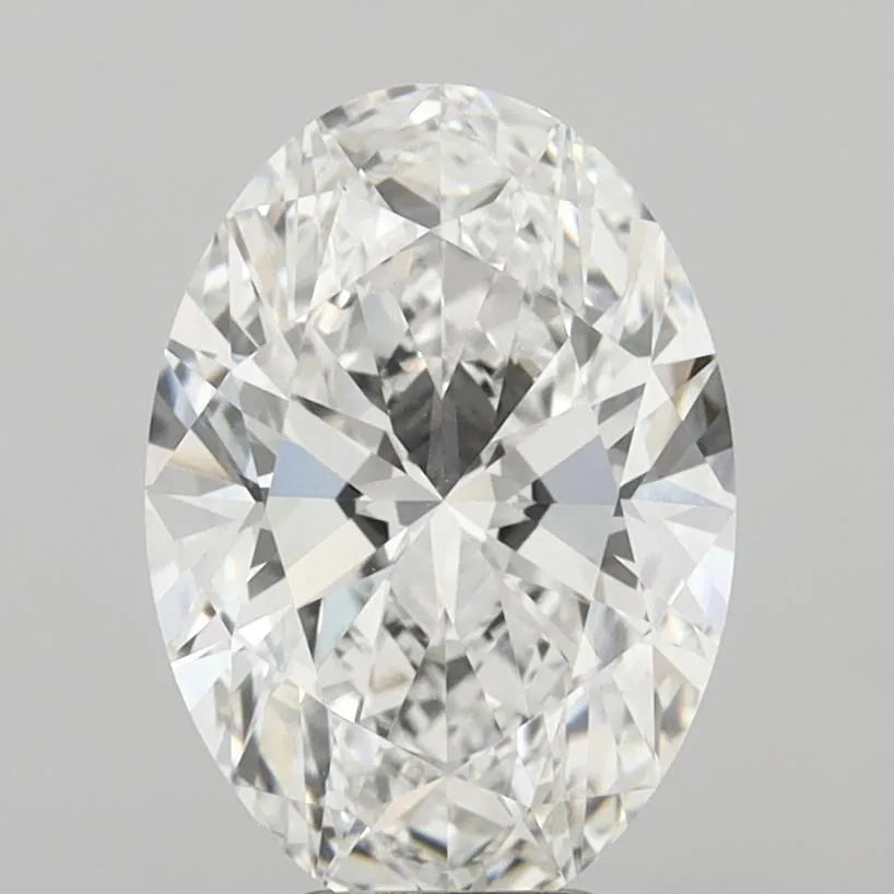 5.54ct Oval Lab Grown Diamond (Colour F, Clarity VVS1, IGI Certified)