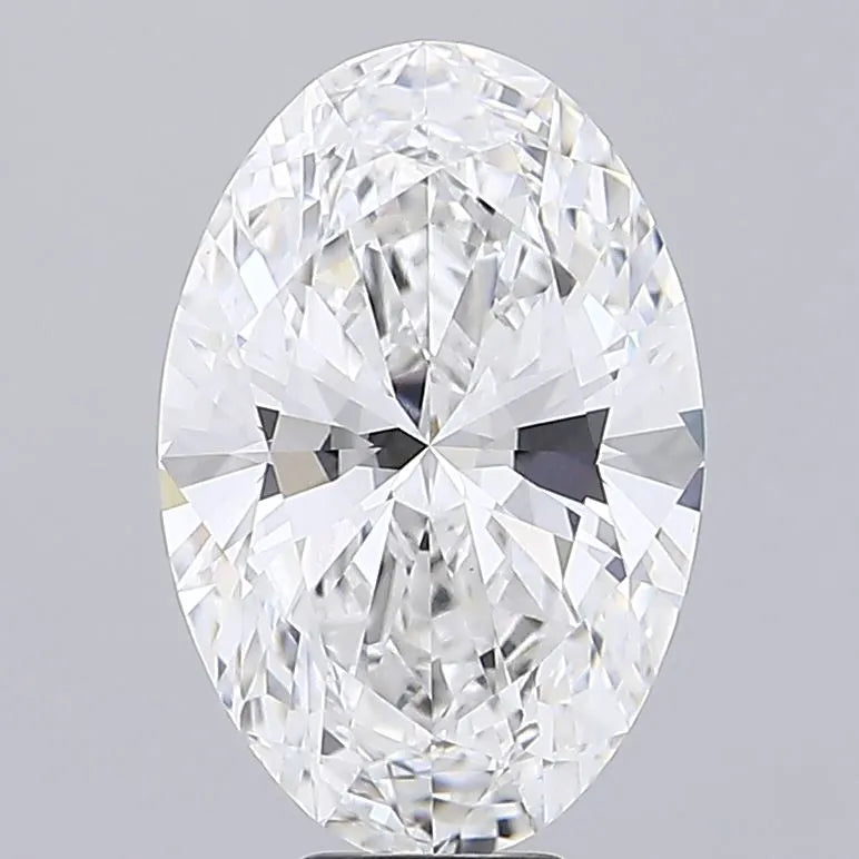 9.02ct Oval Lab Grown Diamond (Colour E, Clarity VVS2, IGI Certified)