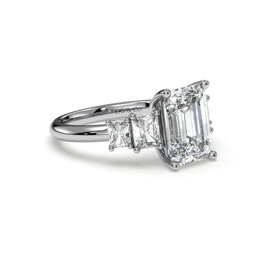 White gold diamond engagement ring — DG & Co. Melbourne