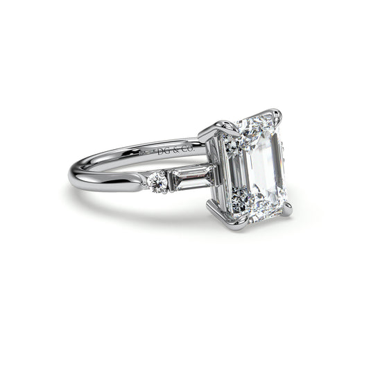 White gold engagement ring — DG & Co. Melbourne