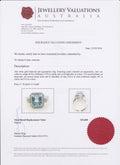 4.00CT Emerald Cut Aquamarine Halo Diamond Ring Pave Setting In 18K White Gold - DG & Co. Jewellery