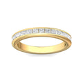 Channel Set Women's Princess Cut Diamond Wedding Ring In 18K Yellow Gold - DG & Co. Jewellery