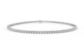 Lab Grown Diamond Tennis Bracelet 4 Claw Setting In 18K White Gold - DG & Co. Jewellery