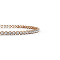 Lab Grown 2.00ct Diamond Tennis Bracelet Splendid Crown Set - 18K Rose - DG & Co. Jewellery