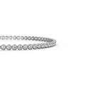 Lab Grown 2.00ct Diamond Tennis Bracelet Splendid Crown Set - 18K White - DG & Co. Jewellery