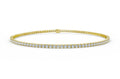 2.00CT Lab Grown Diamond Tennis Bracelet 4 Claw Setting in 18K Yellow Gold - DG & Co. Jewellery