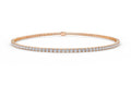 2.00CT Lab Grown Diamond Tennis Bracelet in 18K Rose Gold 4 Claw Setting - DG & Co. Jewellery