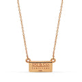 DG & Co Signature Black Diamond Pendant Pave Setting In 18K Rose Gold - DG & Co. Jewellery
