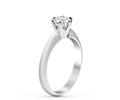 Solitaire Half a Carat Diamond Engagement Ring 6 Claw Setting In 18K White Gold - DG & Co. Jewellery