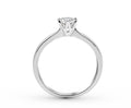 Half A Carat GIA Certified Diamond Solitaire Engagement Ring 6 Claw Setting in 18K White Gold - DG & Co. Jewellery