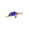 Art Deco Amethyst Brooch Pendant In 9K Yellow Gold - DG & Co. Jewellery