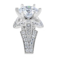 Halo Diamond Engagement Ring in 18 Karat White Gold - DG & Co. Jewellery