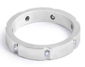 18 Karat White Gold Diamond Wedding Band in 3.3MM Thickness - DG & Co. Jewellery