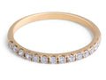 Pave Setting Diamond Wedding Band In 18 Karat Yellow Gold - DG & Co. Jewellery